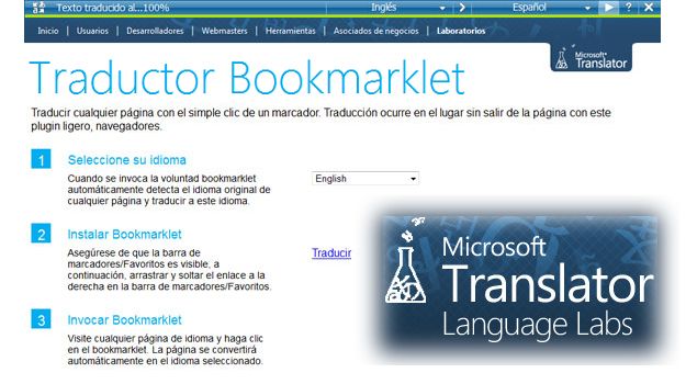 microsoft translator bookmarklet