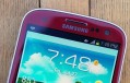 Samsung Galaxy SIII, vista frontal superior